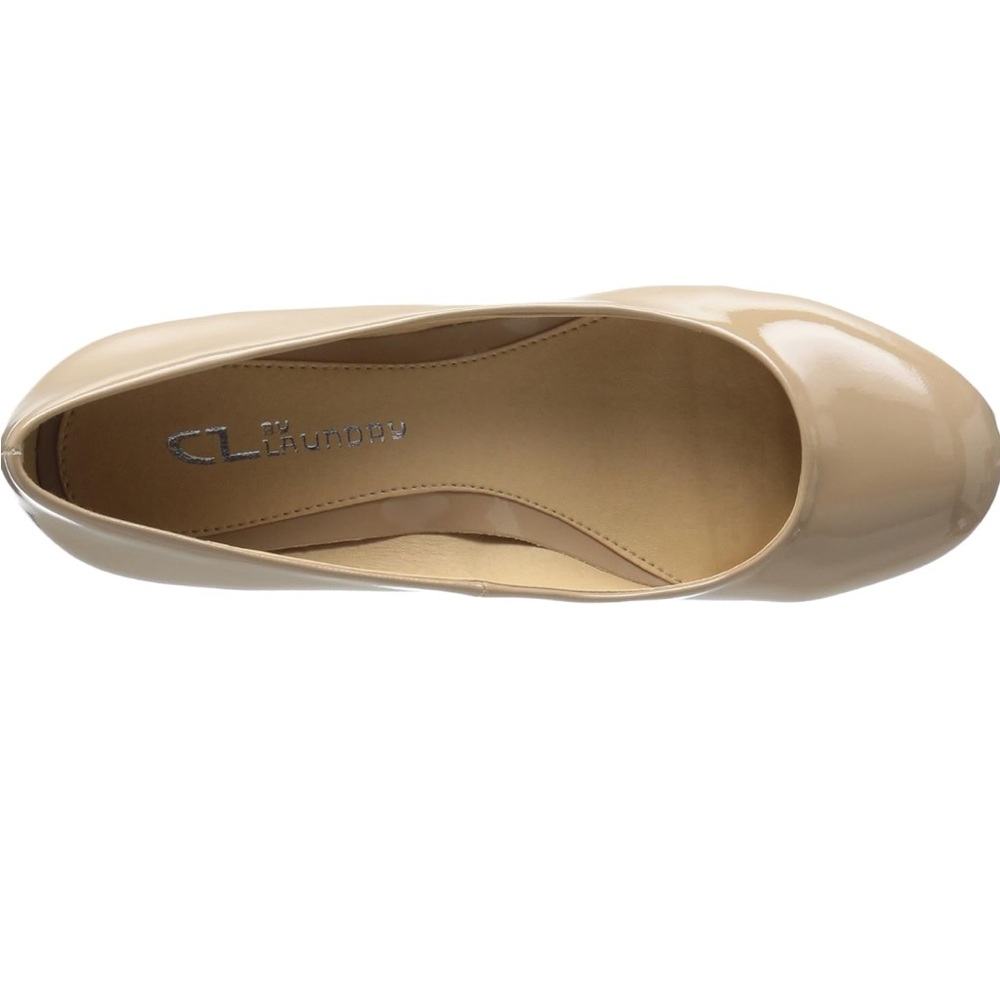 Chinese Laundry Marcie Women's Nude Patent Wedges - Picture 6 of 11
